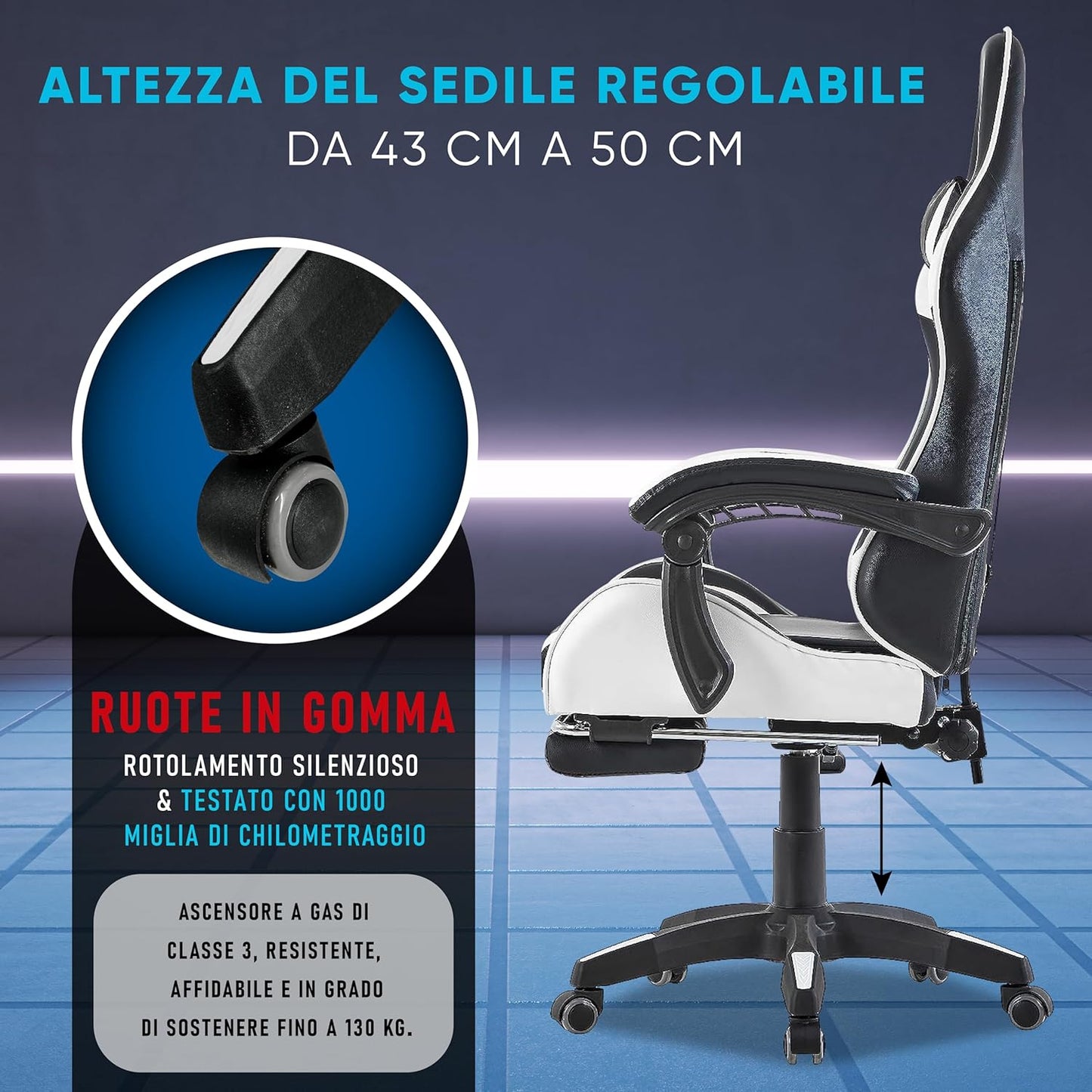 Sedia da gioco Walden (bianco)