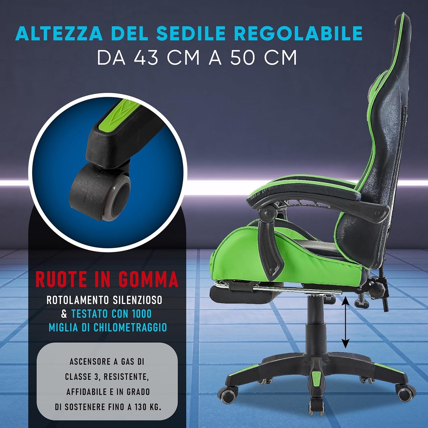 Sedia da gioco Walden (Verde)