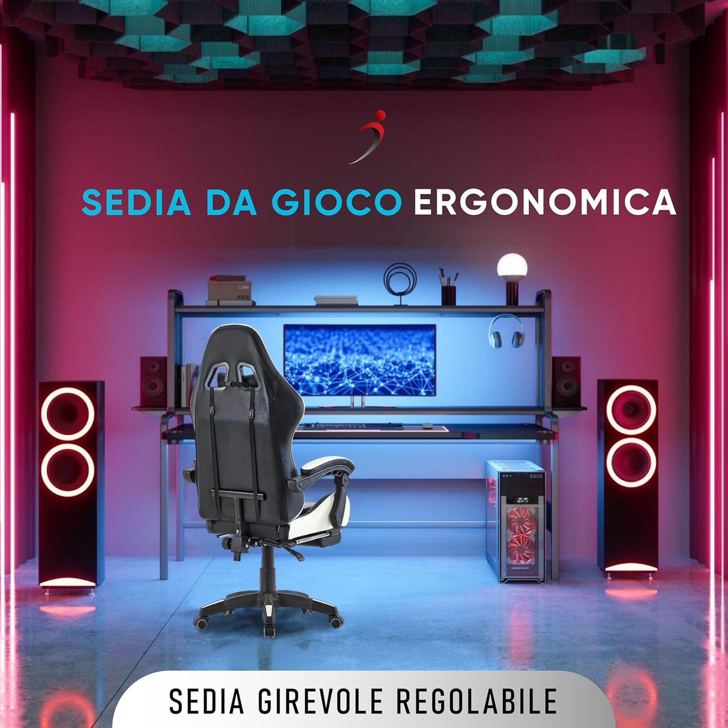 Sedia da gioco Walden (bianco)