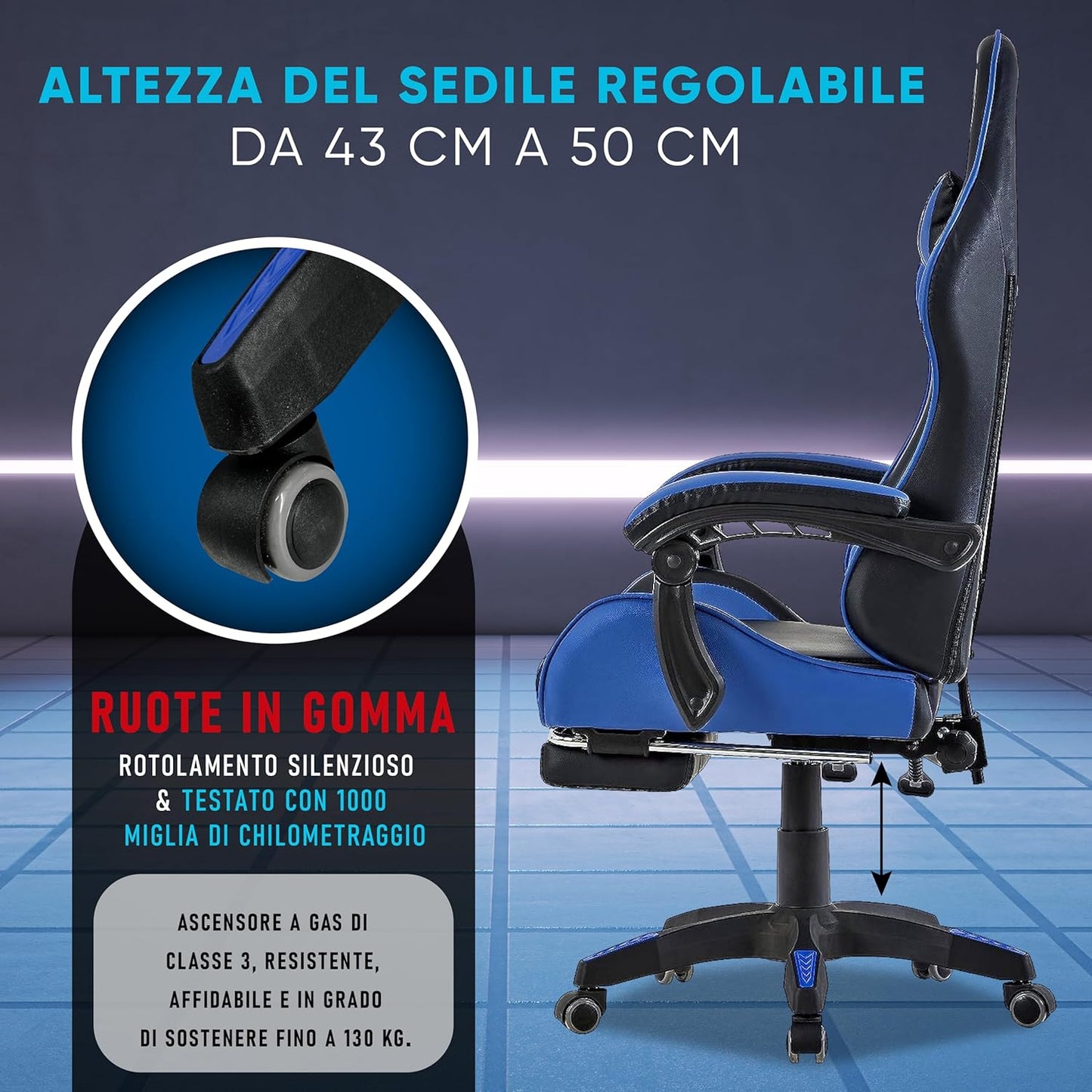 Sedia da gioco Walden (blu)