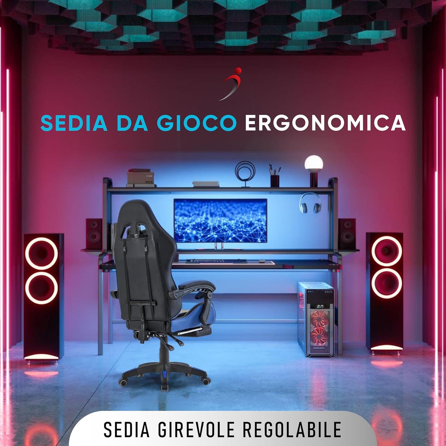 Sedia da gioco Walden (blu)
