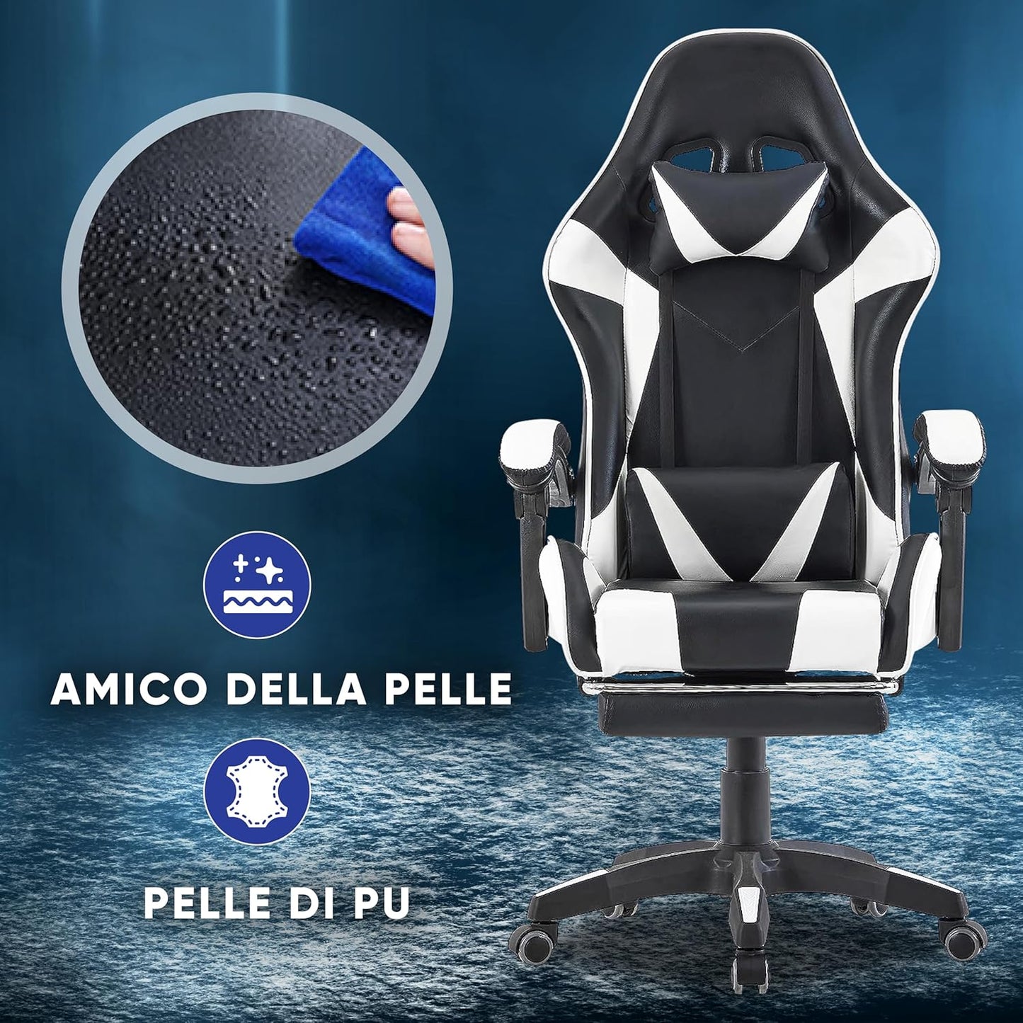 Sedia da gioco Walden (bianco)