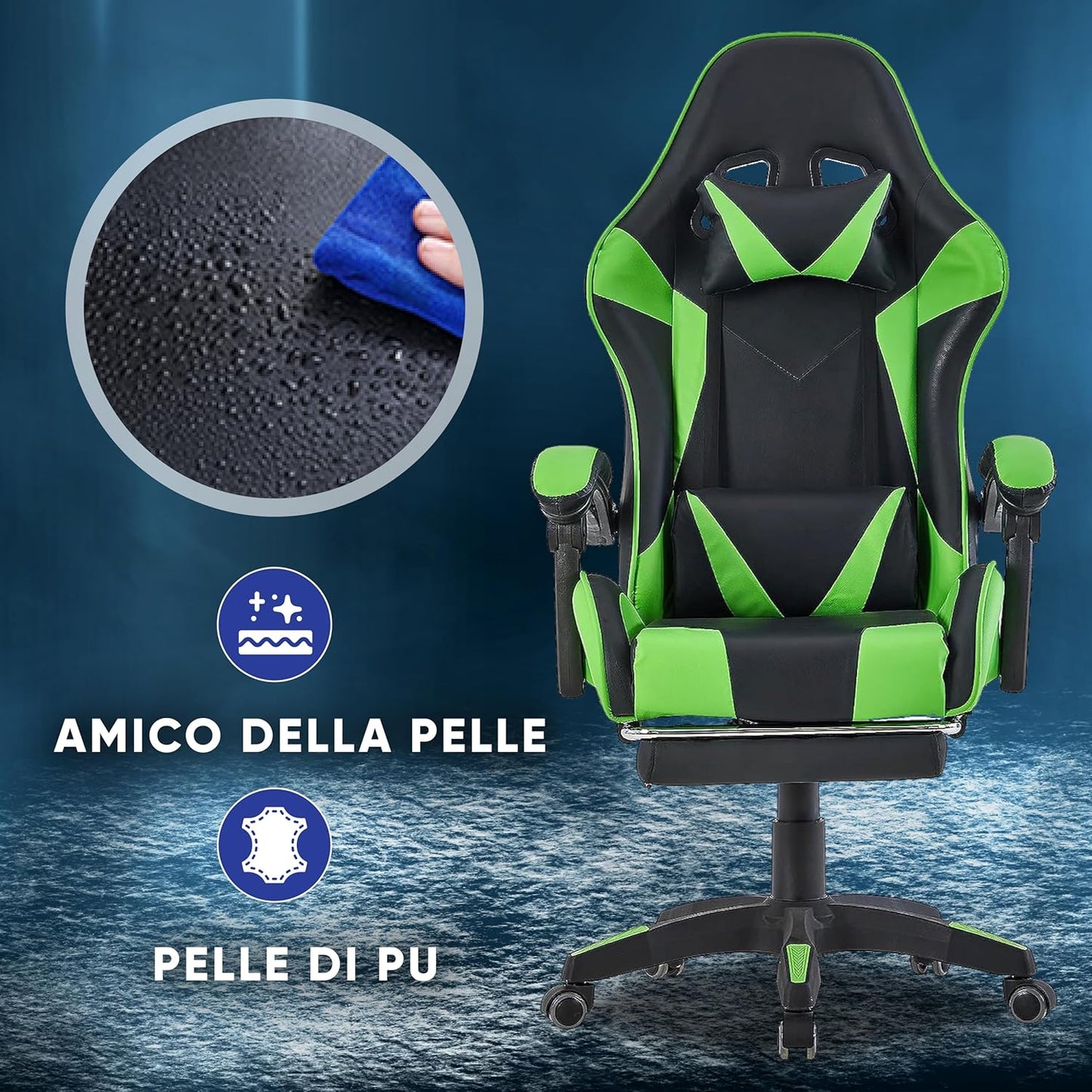 Sedia da gioco Walden (Verde)