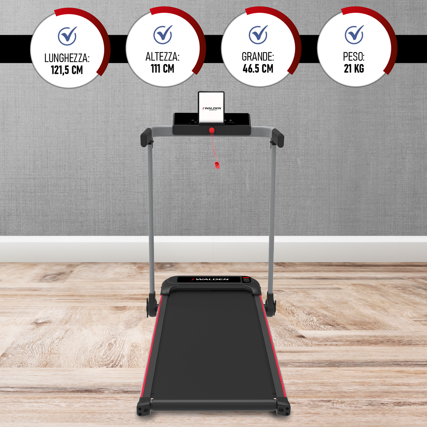 Tapis roulant Walden F2800